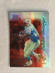 Eddie George [Premium Stock Mirror Red] #100 Football Cards 1996 Select Certified Prices