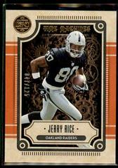Jerry Rice [Orange] Football Cards 2022 Panini Legacy Time Machines Prices