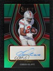 Chris Olave [Green] #RS-COL Football Cards 2022 Panini Select Draft Picks Rookie SIgnatures Prices