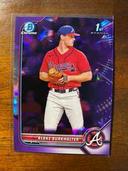 Blake Burkhalter [Sapphire Purple] #BDC-10 Baseball Cards 2022 Bowman Draft Chrome Prices