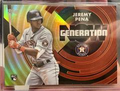 Jeremy Pena [Gold] Baseball Cards 2022 Topps Update Generation Now Prices