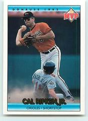 Cal Ripken Jr #1 Baseball Cards 1992 Donruss McDonald's MVP Prices