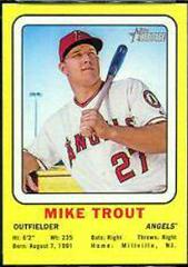 Mike Trout Baseball Cards 2018 Topps Heritage 1969 Collector Cards Prices
