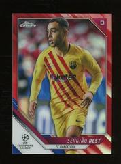 Sergino Dest [Red] Soccer Cards 2020 Topps Chrome UEFA Champions League Prices