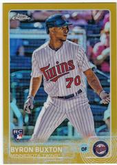 Byron Buxton [Gold Refractor] Baseball Cards 2015 Topps Chrome Prices