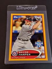 Bryce Harper [Batting Orange] Baseball Cards 2012 Topps Update Prices