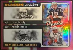 Randy Moss, Tom Brady [Purple] Football Cards 2022 Panini Classics Combos Prices