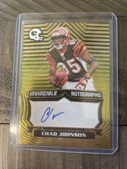 Chad Johnson [Gold] Football Cards 2021 Panini Chronicles Invincible Autographs Prices