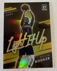 Devin Booker [Gold] Basketball Cards 2021 Panini Donruss Optic Light It Up Prices