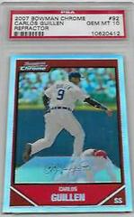 Carlos Guillen [Refractor] #92 Baseball Cards 2007 Bowman Chrome Prices