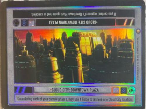 Cloud City: Downtown Plaza [Foil] Star Wars CCG Reflections