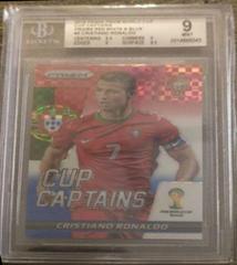Cristiano Ronaldo [Red White Blue Power Plaid] #5 Soccer Cards 2014 Panini Prizm World Cup Captains Prices