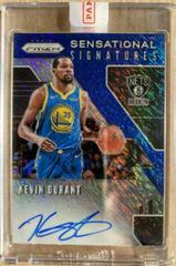 Kevin Durant [Blue Shimmer] Basketball Cards 2019 Panini Prizm Sensational Signatures Prices