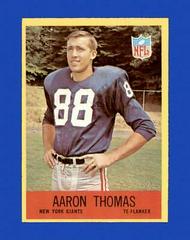 Aaron Thomas #119 Football Cards 1967 Philadelphia Prices