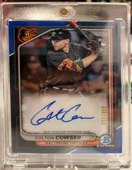 Colton Cowser #CRA-CC Baseball Cards 2024 Bowman Chrome Rookie Autograph Prices