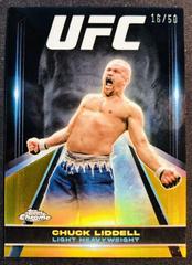 Chuck Liddell [Gold Refractor] #SUG-9 Ufc Cards 2024 Topps Chrome UFC Supergiant Prices