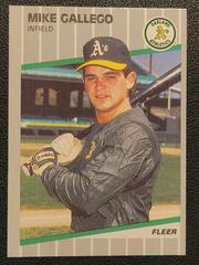 Mike Gallego #8 Baseball Cards 1989 Fleer Prices