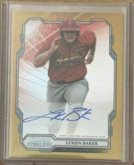 Luken Baker [Gold] #BSI Baseball Cards 2019 Bowman Sterling Prospect Autographs Prices