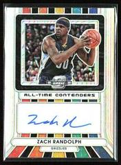 Zach Randolph #6 Basketball Cards 2022 Panini Contenders Optic All-Time Autograph Prices