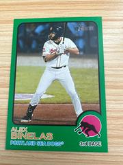 Alex Binelas [Green] #36 Baseball Cards 2022 Topps Heritage Minor League Prices