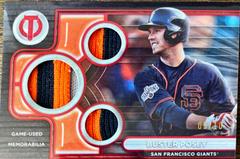 Buster Posey [Red] Baseball Cards 2024 Topps Tribute Triple Relic Prices