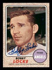 Bobby Locke [Red Ink] Baseball Cards 2017 Topps Heritage Real One Autographs Prices
