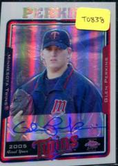Glen Perkins [Autograph Refractor] #241 Baseball Cards 2005 Topps Chrome Prices