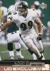 Michael McCrary [Exclusives Silver] #20 Football Cards 1999 Upper Deck Prices