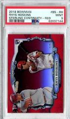 Rhys Hoskins [Red] #BS-RH Baseball Cards 2018 Bowman Sterling Continuity Prices