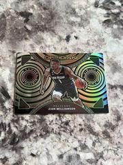 Zion Williamson [Green Flood] #12 Basketball Cards 2022 Panini Obsidian Tunnel Vision Prices