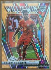 Tyler Roberts [Orange Fluorescent] Soccer Cards 2021 Panini Mosaic Road to FIFA World Cup Will to Win Prices