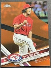 Yu Darvish [Orange] Baseball Cards 2017 Topps Chrome Prices