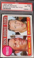 Pirates Rookies [Black Outline on Title] #567 Baseball Cards 1969 Topps Prices