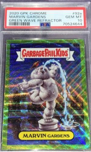 MARVIN Gardens [Green Wave] #92a 2020 Garbage Pail Kids Chrome