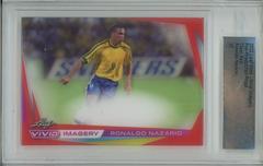 Ronaldo Nazario [Red] Soccer Cards 2022 Leaf Vivid Imagery Prices
