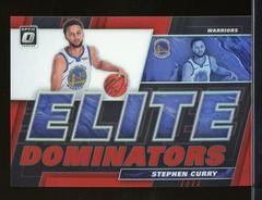 Stephen Curry [Red] #16 Basketball Cards 2019 Panini Donruss Optic Elite Dominators Prices