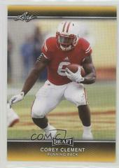 Corey Clement [Gold] #15 Football Cards 2017 Leaf Draft Prices