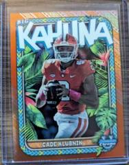 Cade Klubnik [Orange] #TBK-6 Football Cards 2023 Bowman Chrome University The Big Kahuna Prices