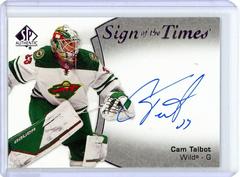 Cam Talbot #SOTT-CT Hockey Cards 2021 SP Authentic Sign of the Times Autographs Prices