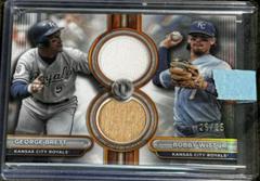 George Brett / Bobby Witt Jr. [Orange Dual Player] #DR2-BW Baseball Cards 2024 Topps Tribute Dual Relic Prices