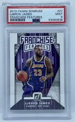 LeBron James Basketball Cards 2019 Panini Donruss Franchise Features Prices