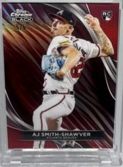 AJ Smith-Shawver [Red Refractor] #16 Baseball Cards 2024 Topps Chrome Black Prices