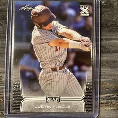 Justin Foscue #37 Baseball Cards 2020 Leaf Draft Prices