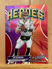 Joe Burrow [Red] #H-6 Football Cards 2023 Panini Prestige Heroes Prices