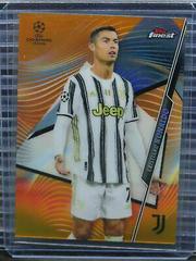 Cristiano Ronaldo [Orange Refractor] #1 Soccer Cards 2020 Topps Finest UEFA Champions League Prices