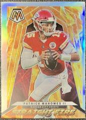 Patrick Mahomes II [Silver] Football Cards 2022 Panini Mosaic Straight Fire Prices