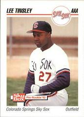Lee Tinsley #42 Baseball Cards 1992 Skybox AAA Prices