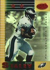 Duce Staley [Mirror Gold] Football Cards 1999 Leaf Certified Prices