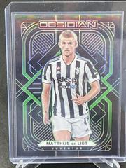 Matthijs De Ligt [Electric Etch Green] Soccer Cards 2021 Panini Obsidian Prices