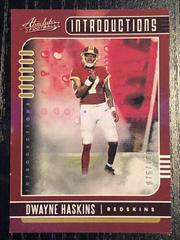 Dwayne Haskins [Spectrum Red] #9 Football Cards 2019 Panini Absolute Introductions Prices